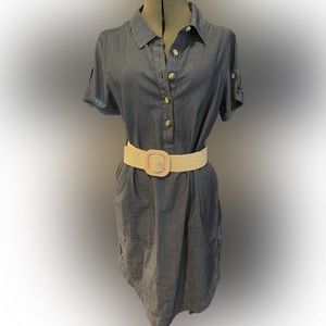 Susina Denim Shirt Dress